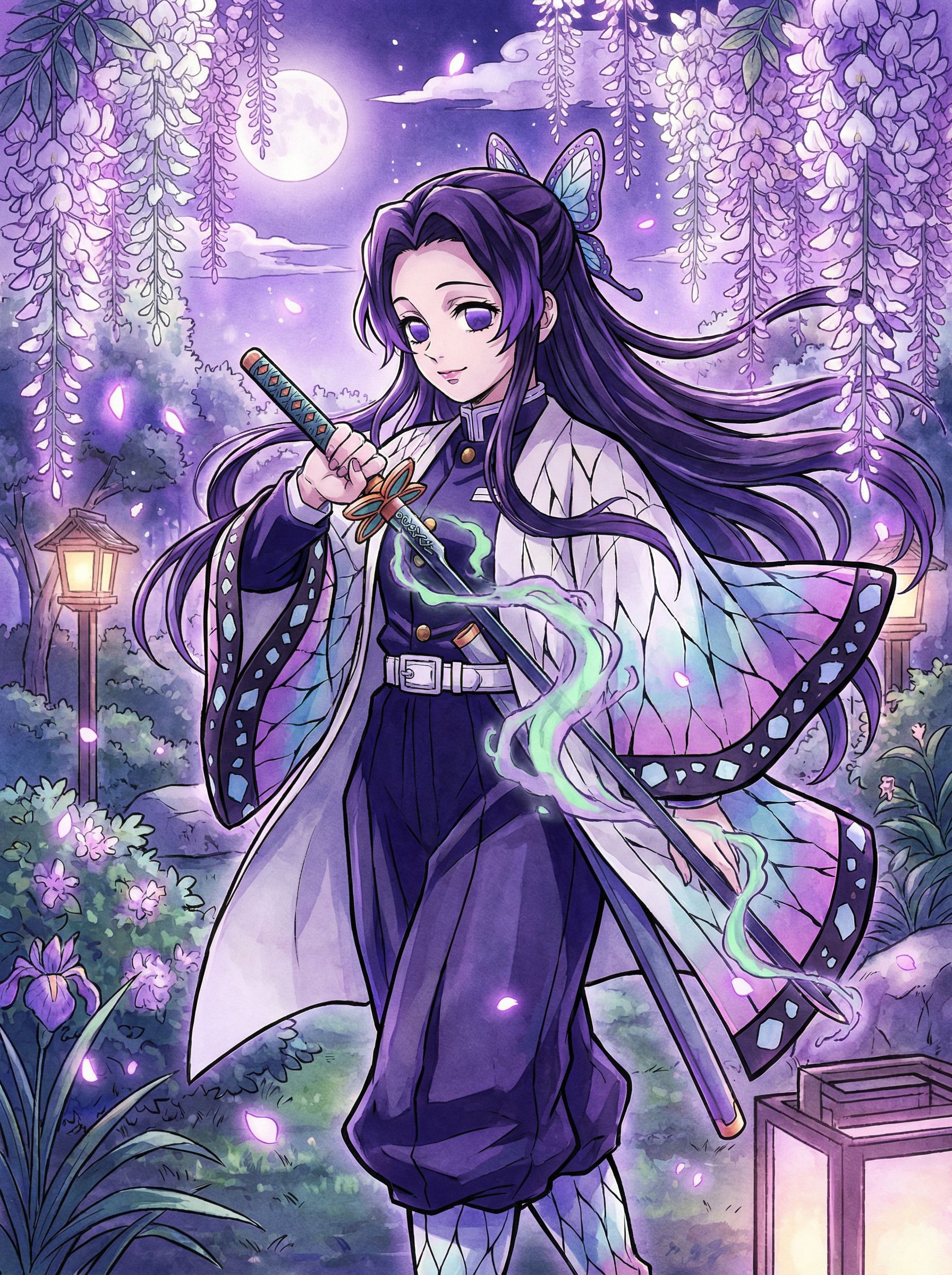麻豆传媒动漫-蝶之舞紫藤花园